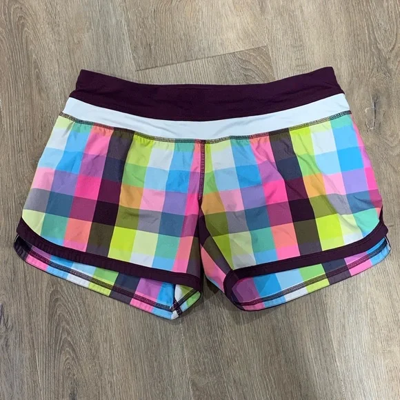 Lululemon Groovy Run Shorts - Sea Check Multi - Picture 5 of 8